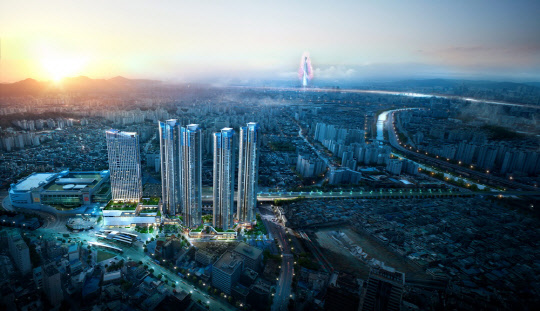 롯데건설은 이르면 다음 달 말 청량리역 롯데캐슬 SKY-L65을 분양한다고 26일 밝혔다.<롯데건설 제공>